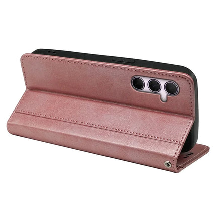 For Samsung Galaxy A16 5G  /  4G Case Hidden Magnetic Closure Calf Texture Leather Phone Cover