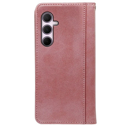 For Samsung Galaxy A16 5G  /  4G Case Hidden Magnetic Closure Calf Texture Leather Phone Cover