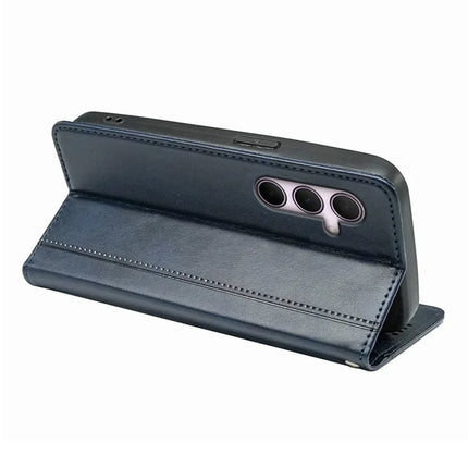 For Samsung Galaxy A16 5G  /  4G Case Hidden Magnetic Closure Calf Texture Leather Phone Cover