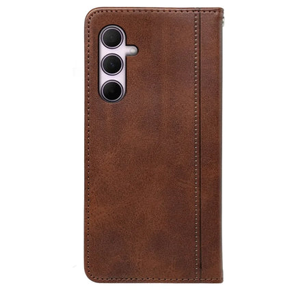 For Samsung Galaxy A16 5G  /  4G Case Hidden Magnetic Closure Calf Texture Leather Phone Cover