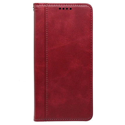 For Motorola Edge 50 Pro 5G Case Hidden Magnetic Closure Calf Texture Leather Phone Cover