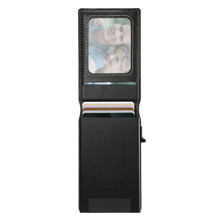 SUTENI H19 For iPhone 16 Pro Max Magnetic Case Waxy Texture Card Slots Leather Back Phone Cover