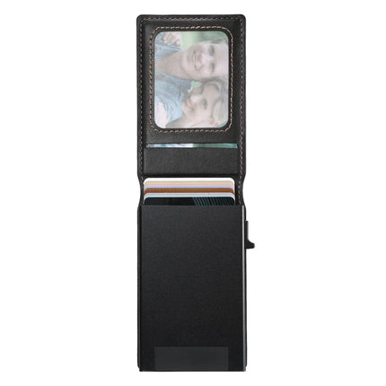SUTENI H19 For iPhone 16 Pro Magnetic Case Waxy Texture Card Slots Leather Back Phone Cover