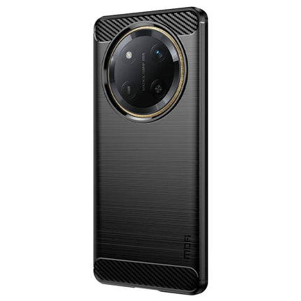 MOFI JK TPU Series-1 For Honor X60 Pro 5G Case Carbon Fiber Texture TPU Soft Phone Cover