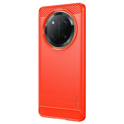 MOFI JK TPU Series-1 For Honor X60 Pro 5G Case Carbon Fiber Texture TPU Soft Phone Cover