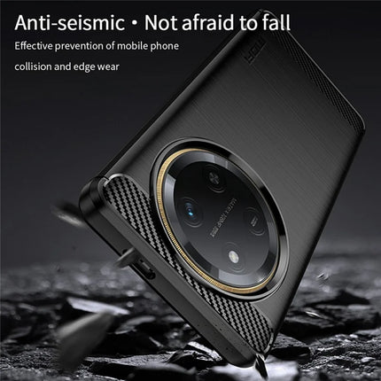 MOFI JK TPU Series-1 For Honor X60 Pro 5G Case Carbon Fiber Texture TPU Soft Phone Cover