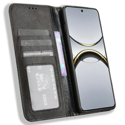 For Oppo Find X8 Pro 5G Leather Case Wallet Stand Retro Texture Phone Cover