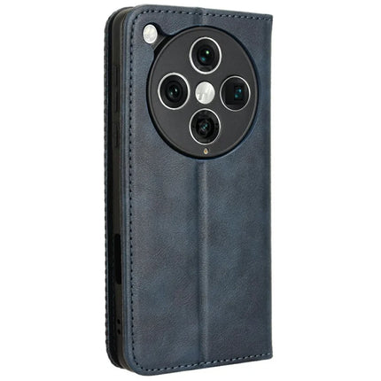 For Oppo Find X8 Pro 5G Leather Case Wallet Stand Retro Texture Phone Cover