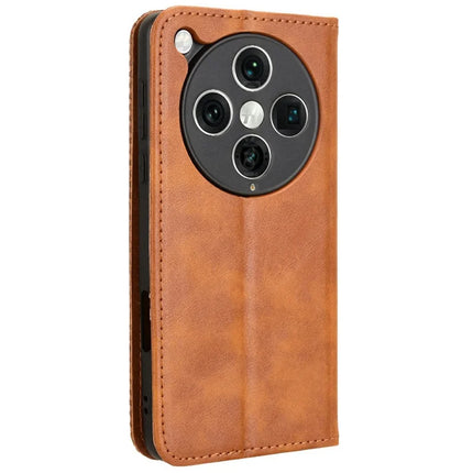 For Oppo Find X8 Pro 5G Leather Case Wallet Stand Retro Texture Phone Cover