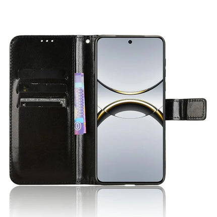 For Oppo Find X8 Pro 5G Case Crazy Horse Texture PU Leather Phone Wallet Cover
