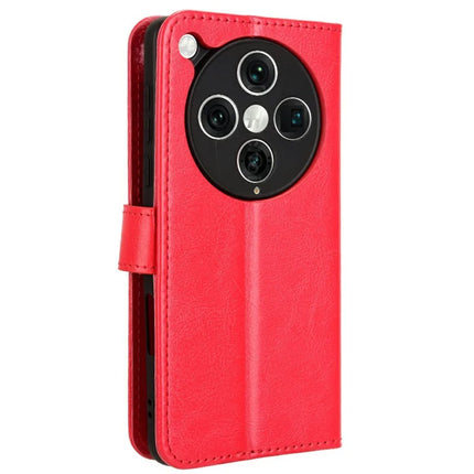 For Oppo Find X8 Pro 5G Case Crazy Horse Texture PU Leather Phone Wallet Cover