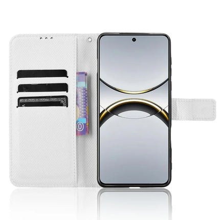 For Oppo Find X8 Pro 5G Case PU Leather Diamond Texture Wallet Phone Cover