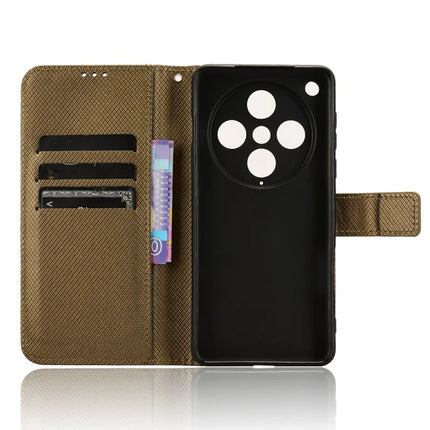 For Oppo Find X8 Pro 5G Case PU Leather Diamond Texture Wallet Phone Cover