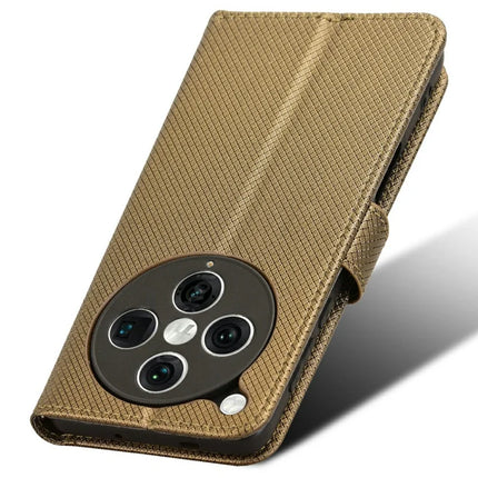 For Oppo Find X8 Pro 5G Case PU Leather Diamond Texture Wallet Phone Cover