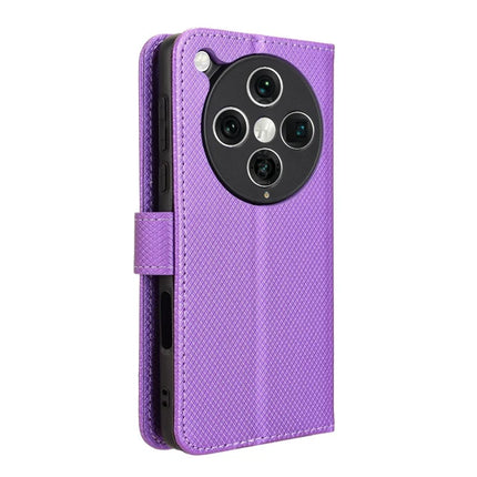 For Oppo Find X8 Pro 5G Case PU Leather Diamond Texture Wallet Phone Cover