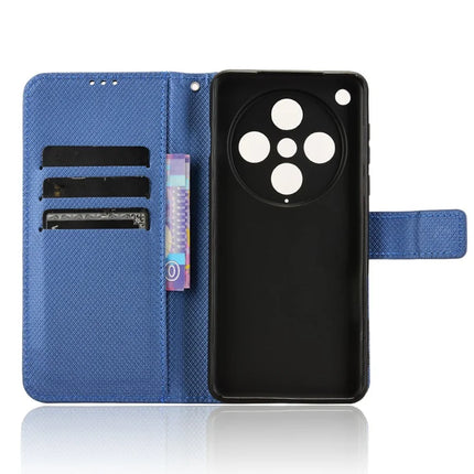 For Oppo Find X8 Pro 5G Case PU Leather Diamond Texture Wallet Phone Cover