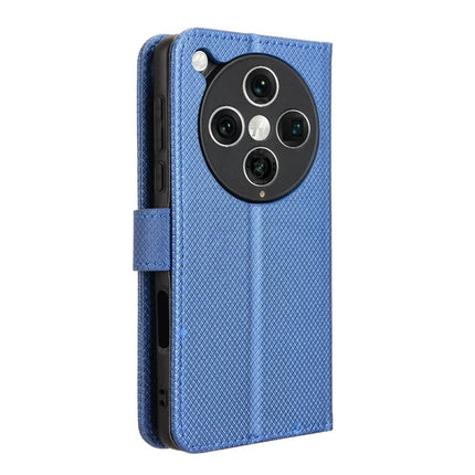 For Oppo Find X8 Pro 5G Case PU Leather Diamond Texture Wallet Phone Cover
