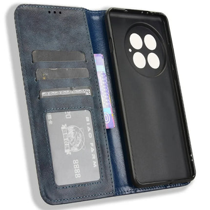 For OnePlus 13 Leather Case Wallet Stand Retro Texture Phone Cover