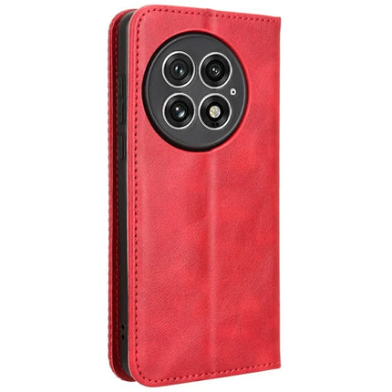For OnePlus 13 Leather Case Wallet Stand Retro Texture Phone Cover