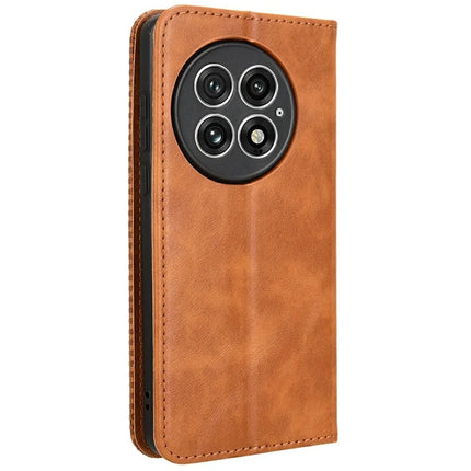 For OnePlus 13 Leather Case Wallet Stand Retro Texture Phone Cover