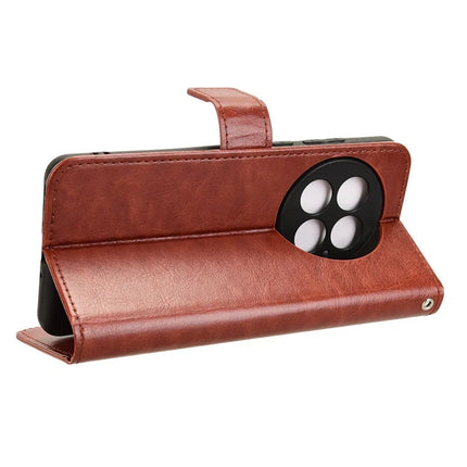 For OnePlus 13 Case Crazy Horse Texture PU Leather Phone Wallet Cover