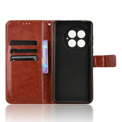 For OnePlus 13 Case Crazy Horse Texture PU Leather Phone Wallet Cover