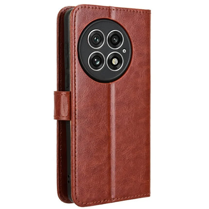 For OnePlus 13 Case Crazy Horse Texture PU Leather Phone Wallet Cover