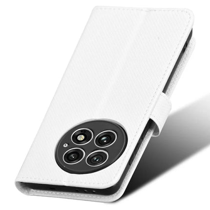 For OnePlus 13 Case PU Leather Diamond Texture Wallet Phone Cover