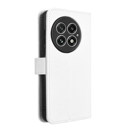 For OnePlus 13 Case PU Leather Diamond Texture Wallet Phone Cover