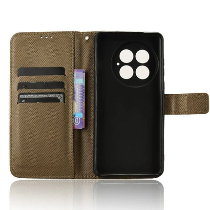 For OnePlus 13 Case PU Leather Diamond Texture Wallet Phone Cover