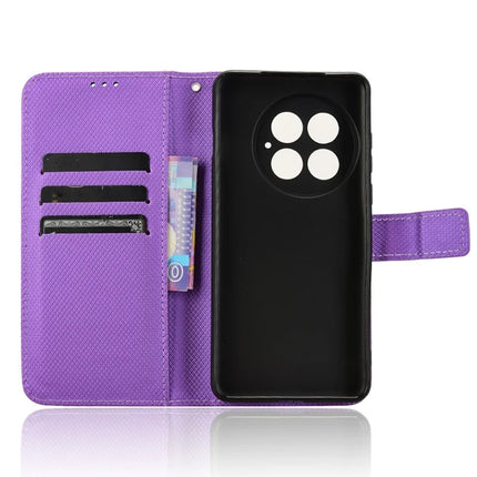 For OnePlus 13 Case PU Leather Diamond Texture Wallet Phone Cover