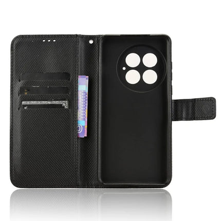 For OnePlus 13 Case PU Leather Diamond Texture Wallet Phone Cover