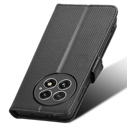 For OnePlus 13 Case PU Leather Diamond Texture Wallet Phone Cover