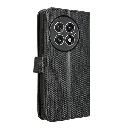 For OnePlus 13 Case PU Leather Diamond Texture Wallet Phone Cover