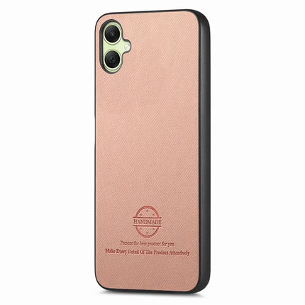For Samsung Galaxy A05 4G Case Cloth Texture Leather+PC+TPU Anti-Drop Phone Cover