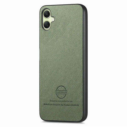 For Samsung Galaxy A05 4G Case Cloth Texture Leather+PC+TPU Anti-Drop Phone Cover