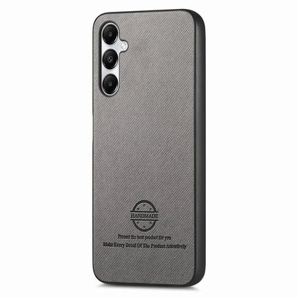 For Samsung Galaxy A05s 4G Case Cloth Texture Leather+PC+TPU Anti-Drop Phone Cover