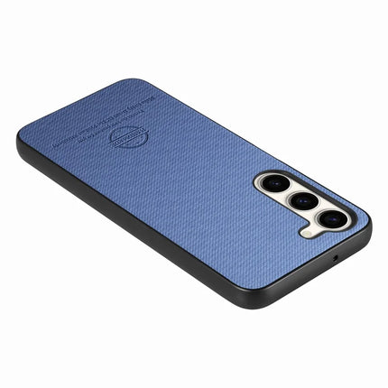 For Samsung Galaxy S23 Case Cloth Texture Leather+PC+TPU Anti-Drop Phone Cover