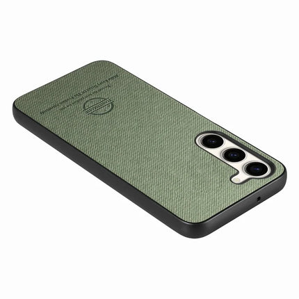 For Samsung Galaxy S23 Case Cloth Texture Leather+PC+TPU Anti-Drop Phone Cover