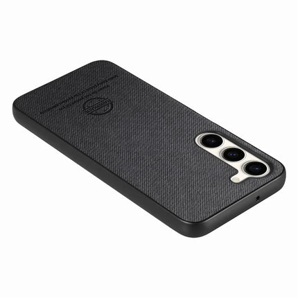 For Samsung Galaxy S23 Case Cloth Texture Leather+PC+TPU Anti-Drop Phone Cover