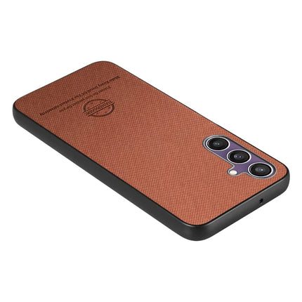 For Samsung Galaxy S23 FE Case Cloth Texture Leather+PC+TPU Anti-Drop Phone Cover
