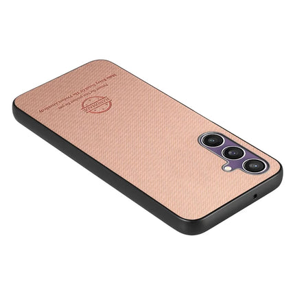 For Samsung Galaxy S23 FE Case Cloth Texture Leather+PC+TPU Anti-Drop Phone Cover