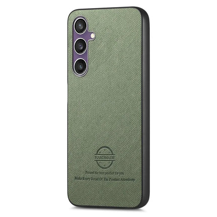 For Samsung Galaxy S23 FE Case Cloth Texture Leather+PC+TPU Anti-Drop Phone Cover