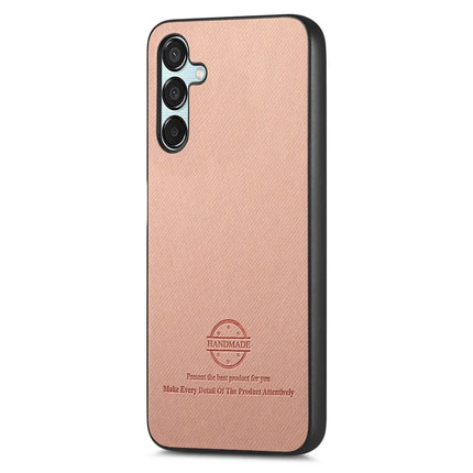 For Samsung Galaxy A55 5G Case Cloth Texture Leather+PC+TPU Anti-Drop Phone Cover