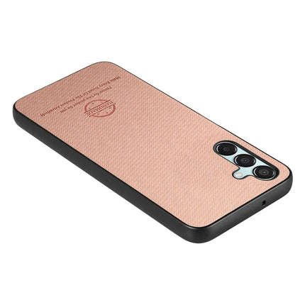 For Samsung Galaxy A55 5G Case Cloth Texture Leather+PC+TPU Anti-Drop Phone Cover