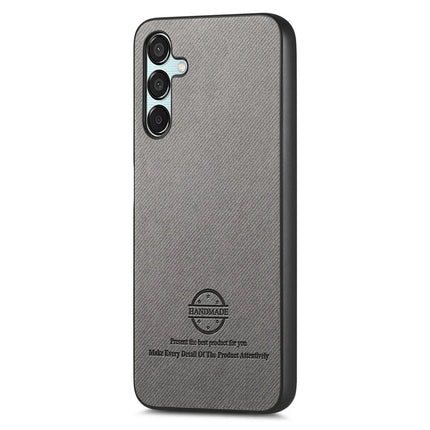 For Samsung Galaxy A55 5G Case Cloth Texture Leather+PC+TPU Anti-Drop Phone Cover