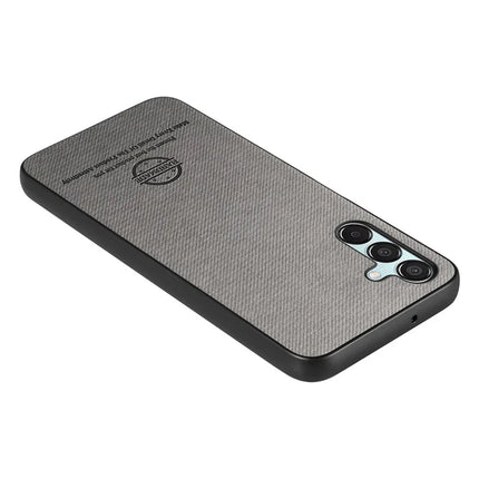 For Samsung Galaxy A55 5G Case Cloth Texture Leather+PC+TPU Anti-Drop Phone Cover