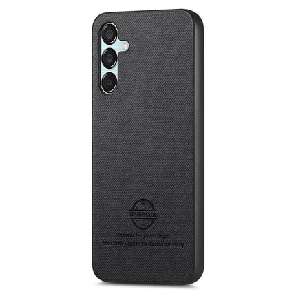 For Samsung Galaxy A55 5G Case Cloth Texture Leather+PC+TPU Anti-Drop Phone Cover