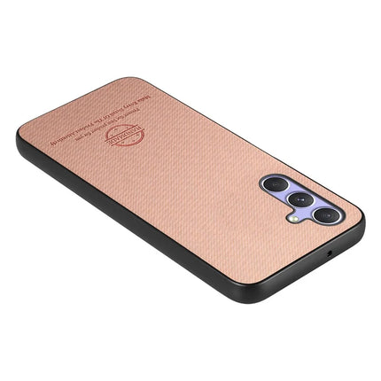 For Samsung Galaxy A54 5G Case Cloth Texture Leather+PC+TPU Anti-Drop Phone Cover