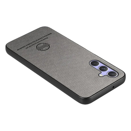 For Samsung Galaxy A54 5G Case Cloth Texture Leather+PC+TPU Anti-Drop Phone Cover